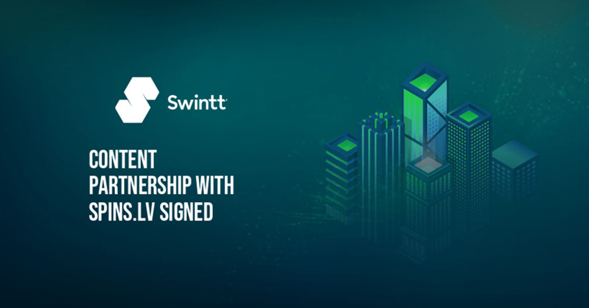 Swintt partnership with Spins.lv