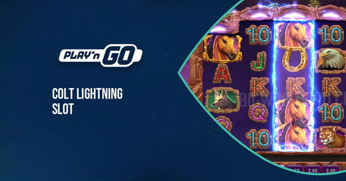 Play’n GO’s new Colt Lightning slot