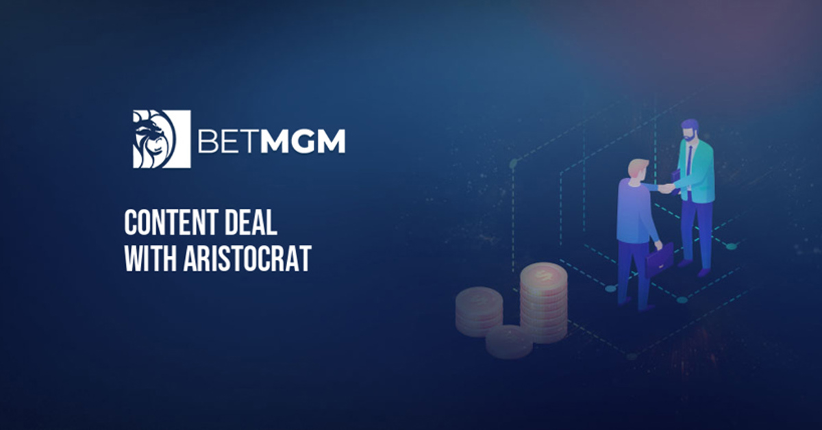 BetMGM adds Aristocrat gaming content