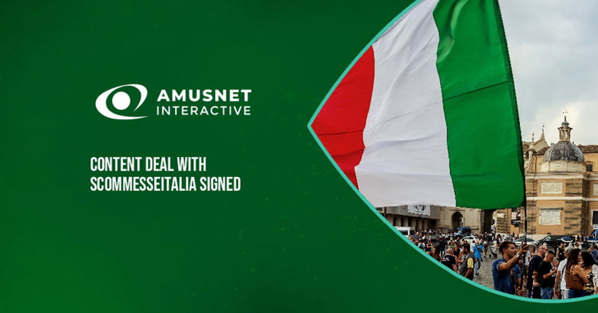 Amusnet deal with ScommesseItalia