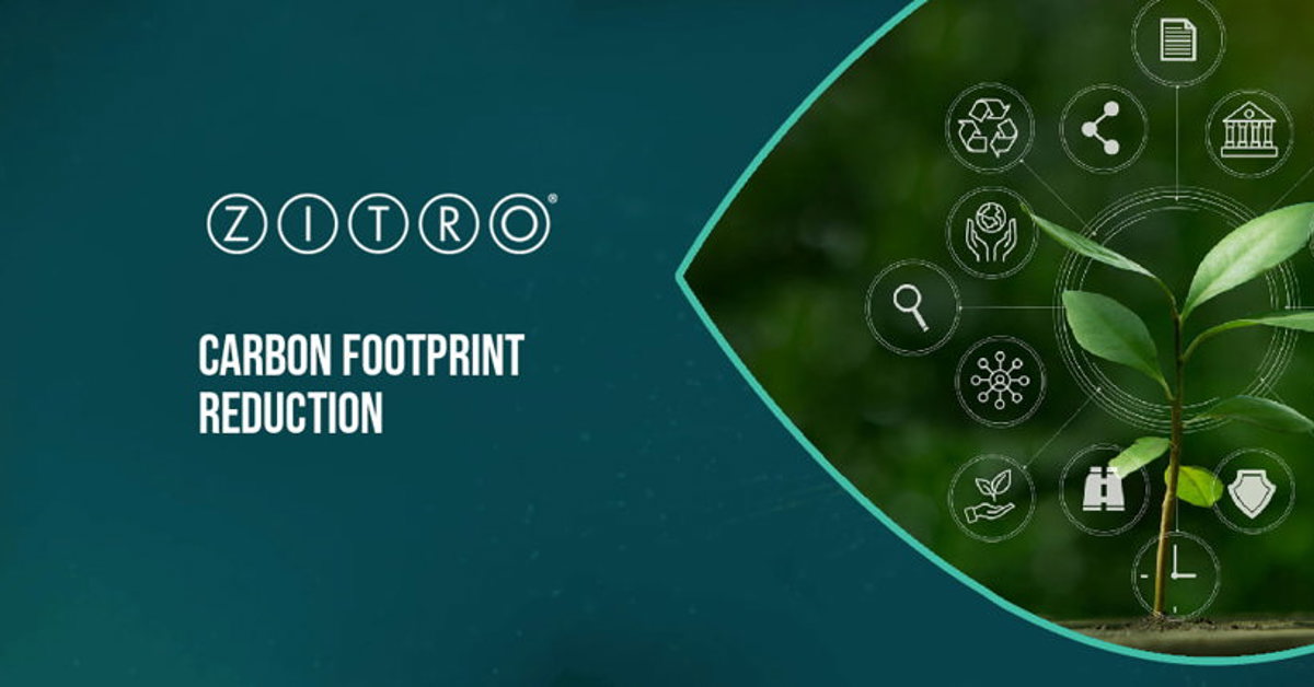 Zitro reduces carbon footprint