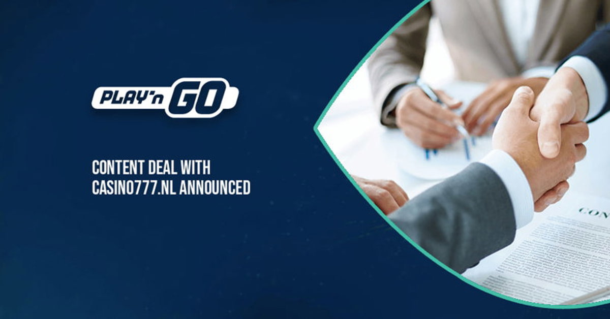 Casino777.nl deal with Play’n GO