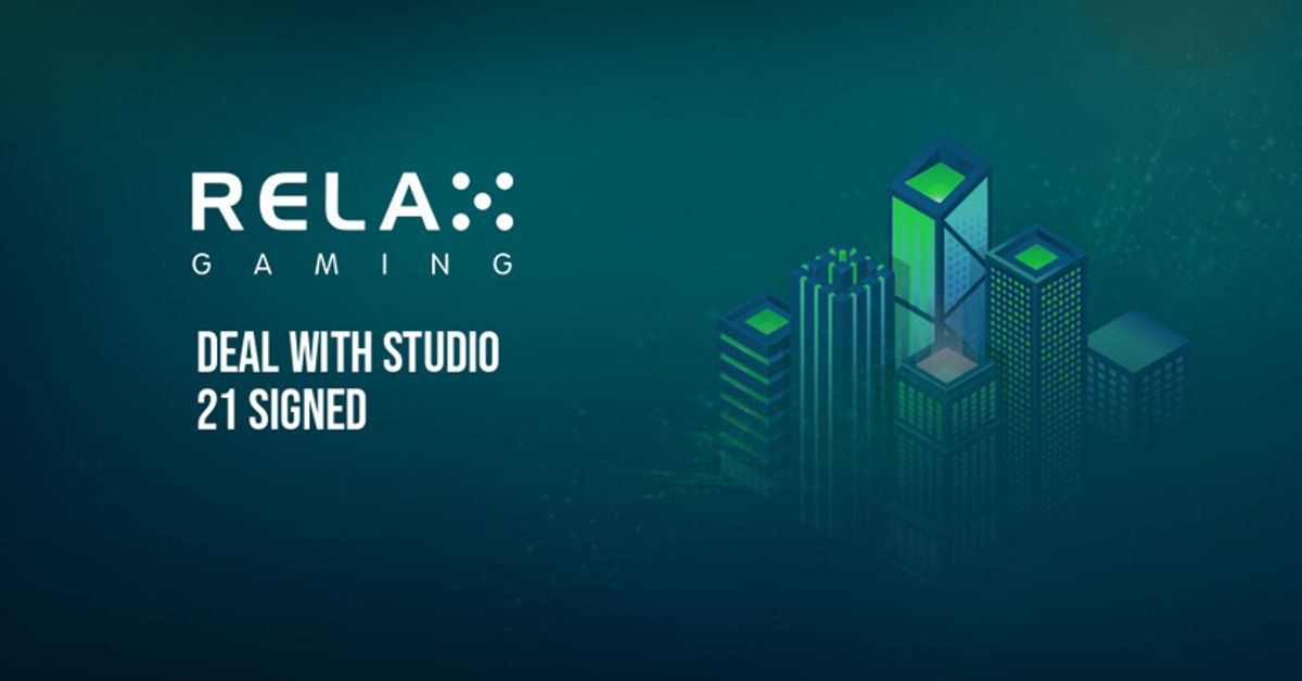 Relax Gaming deal with Studio 21 Live Gaming