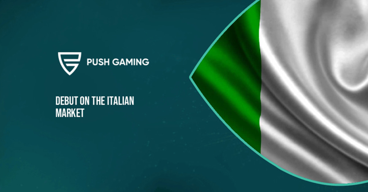 Push Gaming debuts in Italy