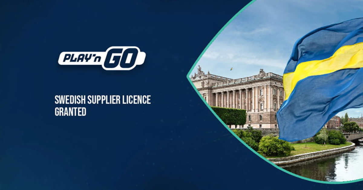 Play’n GO’s Swedish license