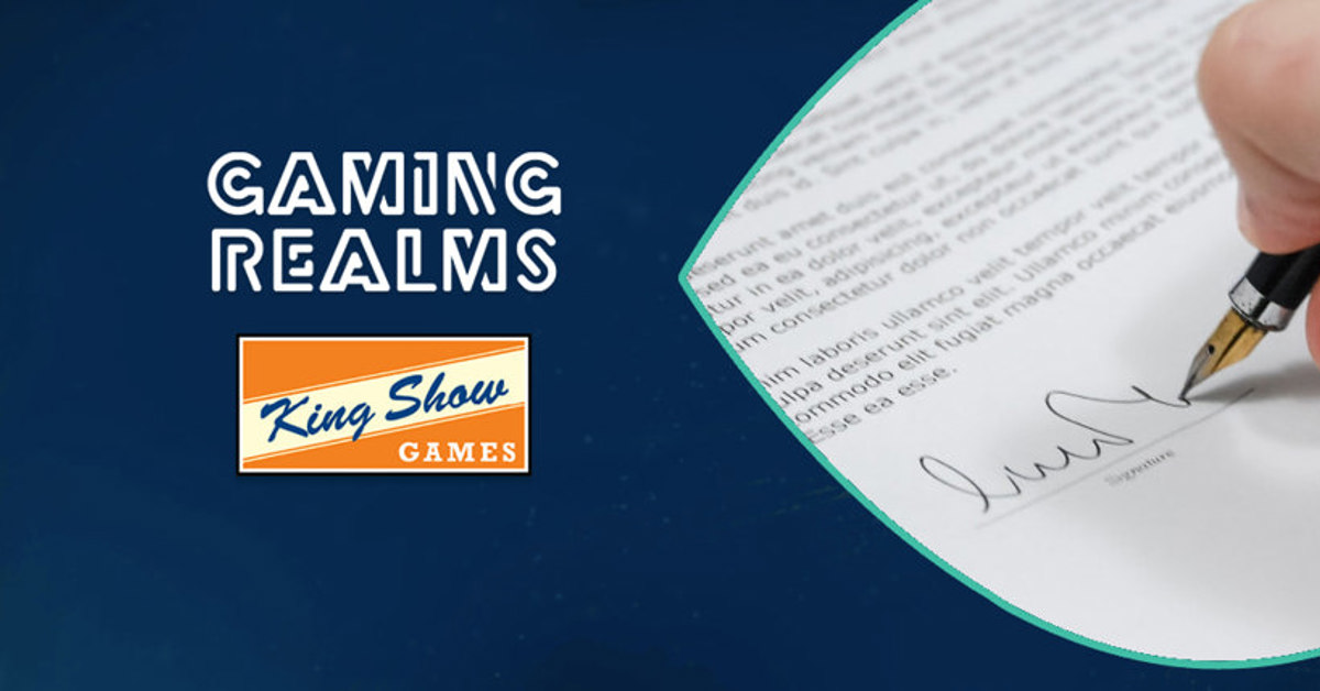 Gaming Realms partnership with King Show Games