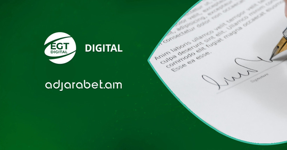 EGT Digital deal with Adjarabet