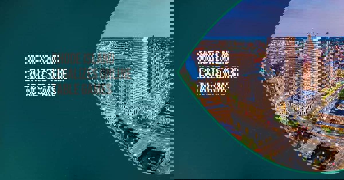 Rhode Island senate pass online table games bill