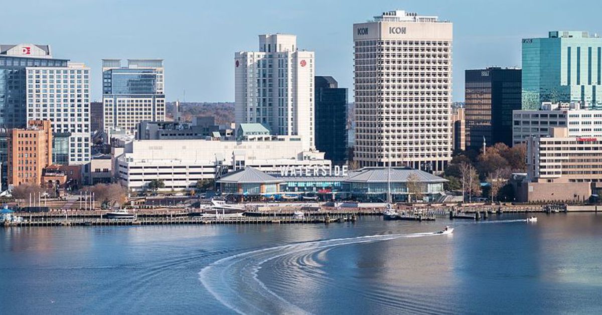 A View of Norfolk, VA, From the Water