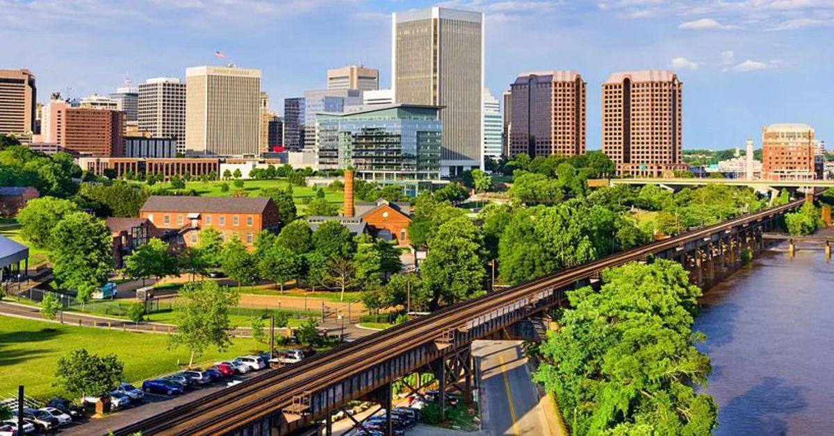 The skyline of Richmond, Virginia