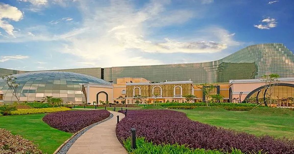 The gardens of Okada Manila in the Philippines