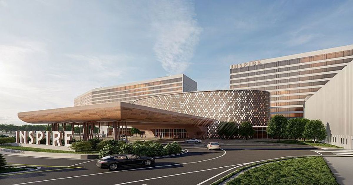 An Inspire Incheon integrated resort rendering