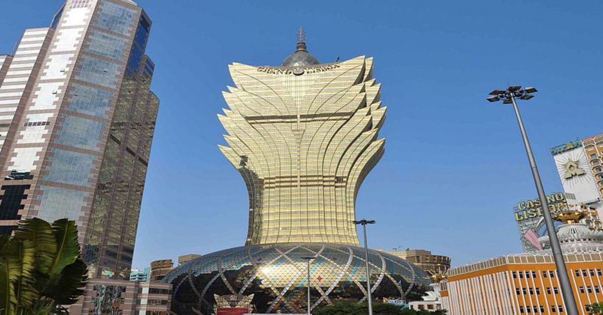 The Grand Lisboa Palace casino in Macau