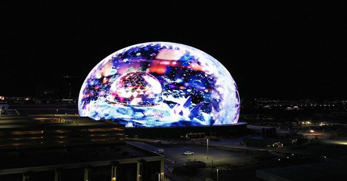 The MSG Sphere in Las Vegas