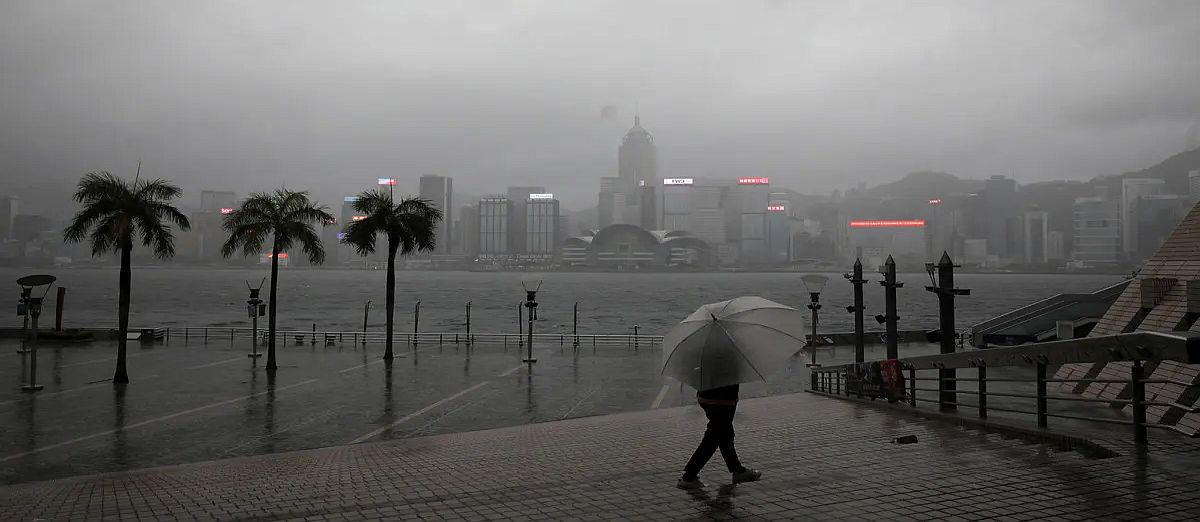 Rain hitting Macau