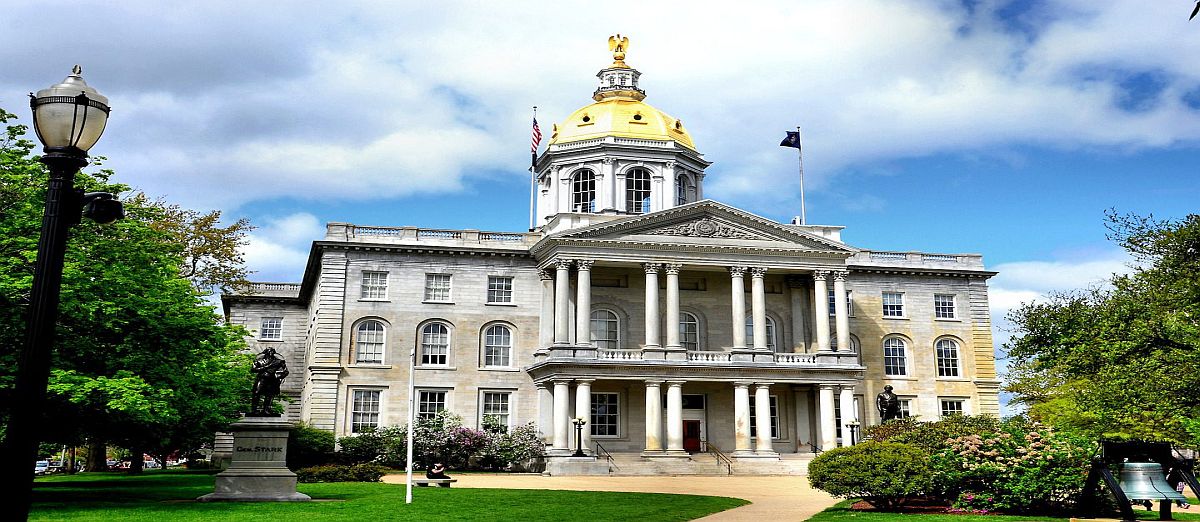 The New Hampshire State government building