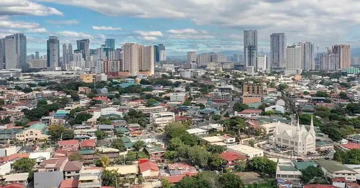 The city of Manila in the Philippines as viewed from the sky