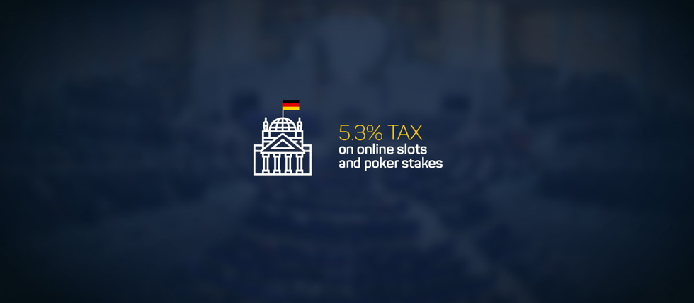 The German Parliament has passed a bill that will implement a 5.3% tax on slots and poker bets