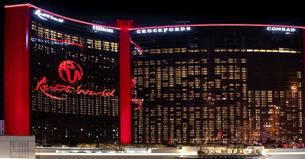 Resorts World Las Vegas at night