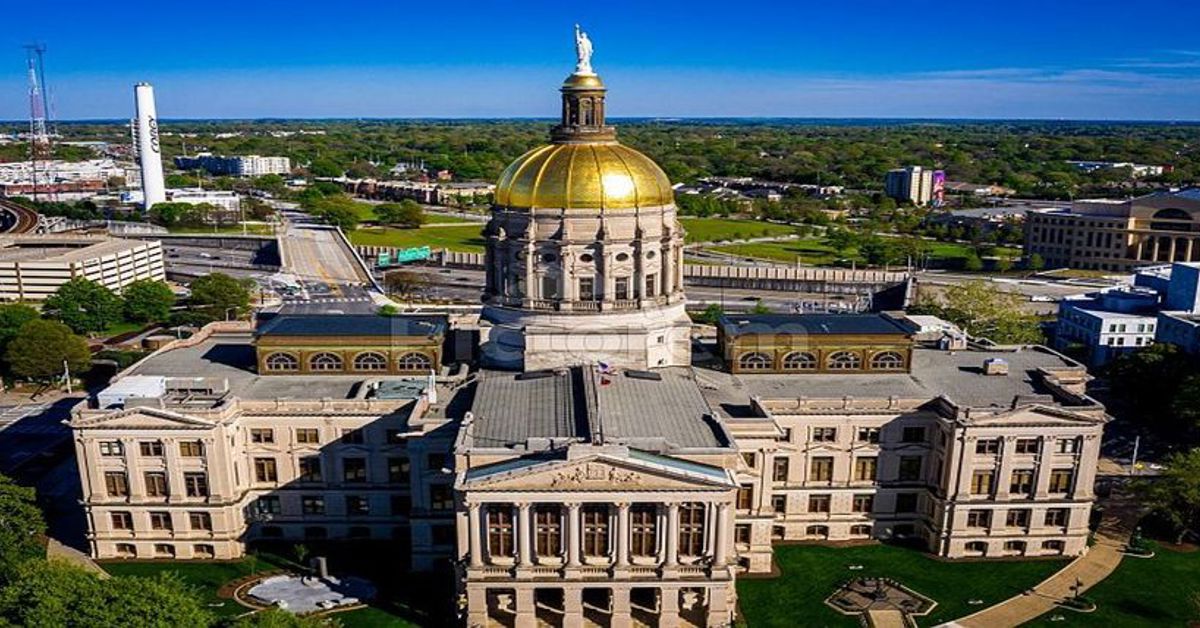 The Georgia State Capitol Building in Atlanta