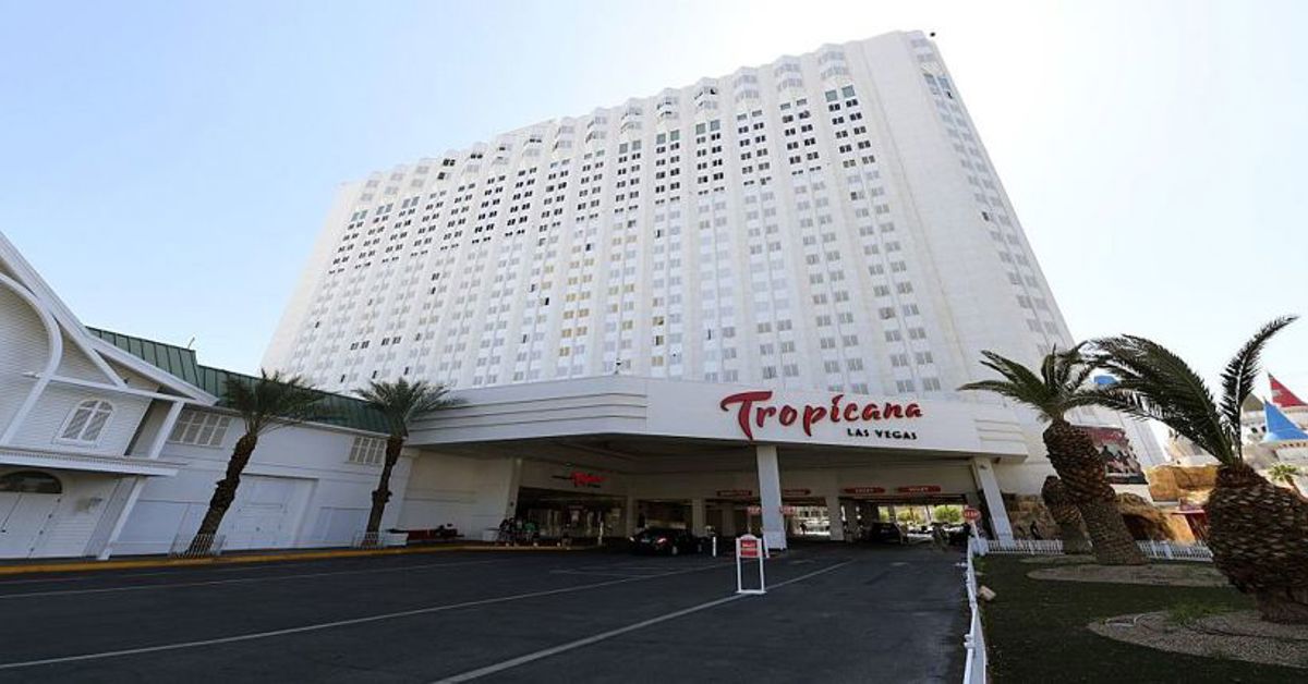 The exterior of the Tropicana casino in Las Vegasd