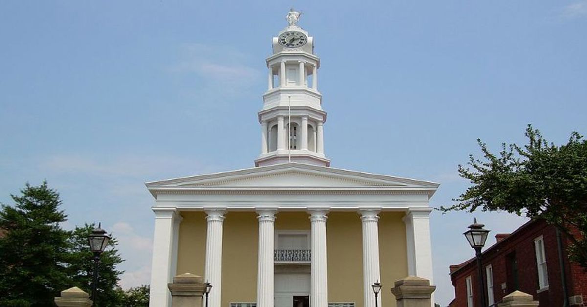 The courthouse in Petersburg, Virginia