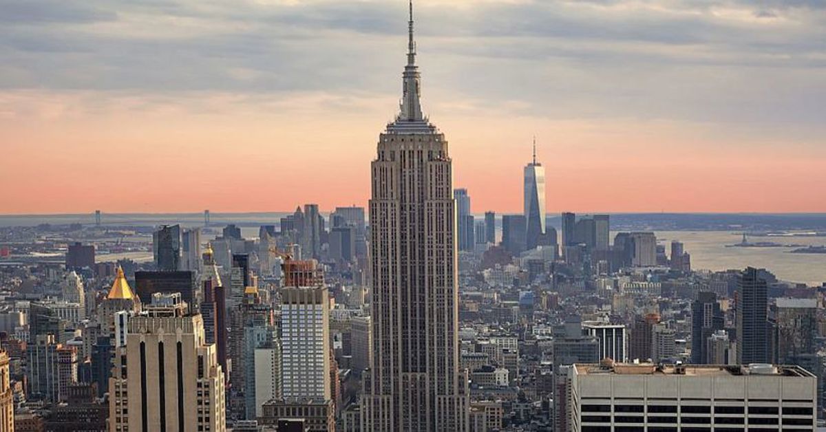 A view of the New York City skyline