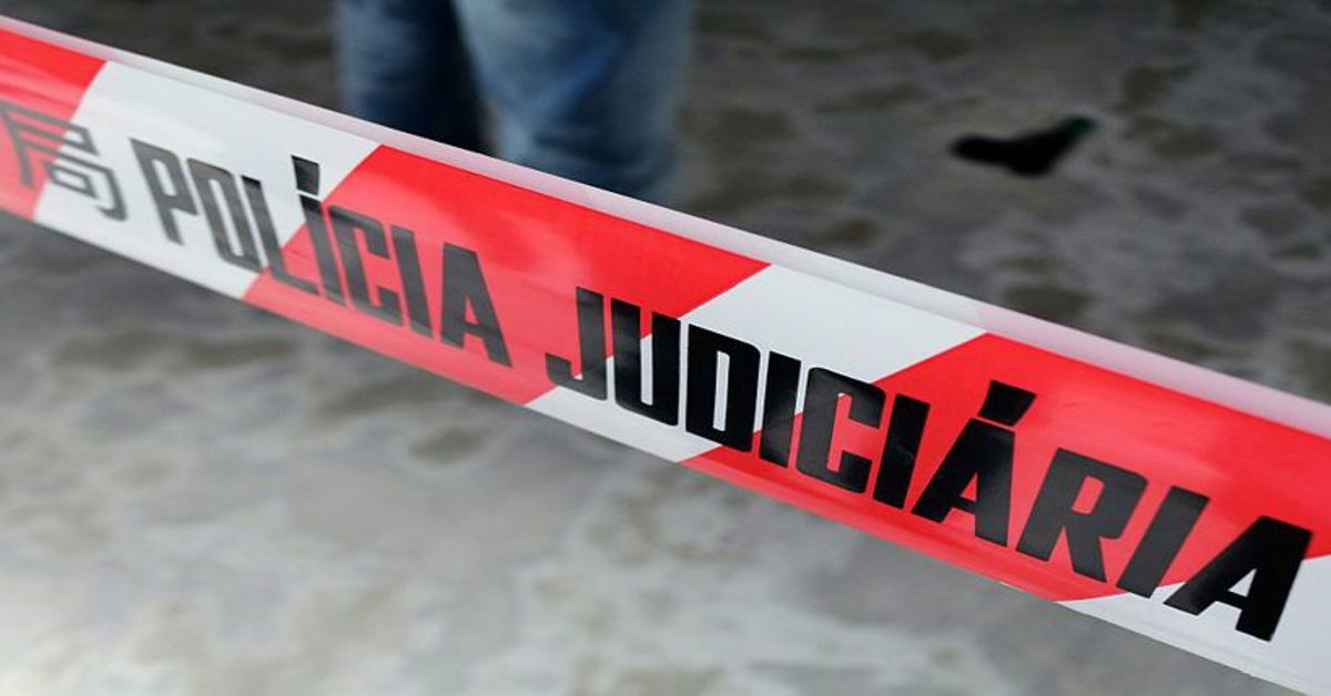 Police tape blocks a crime scene in Macau