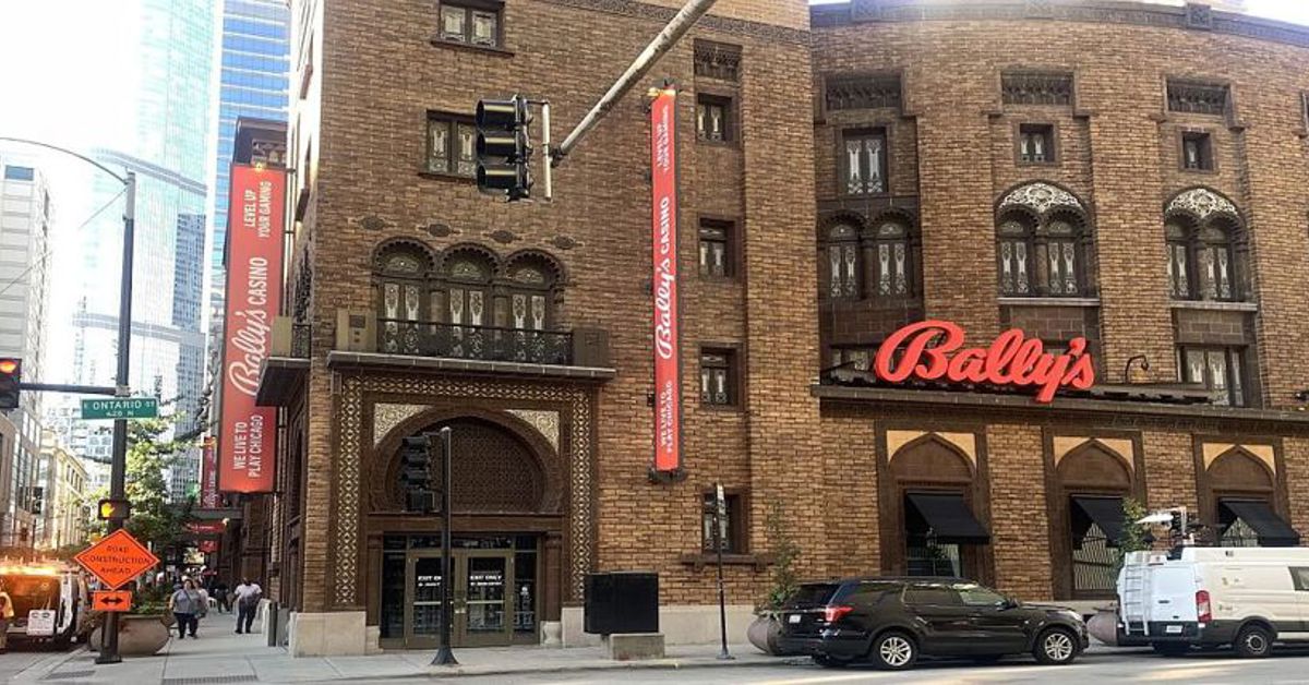 The Bally's temporary casino in Chicago
