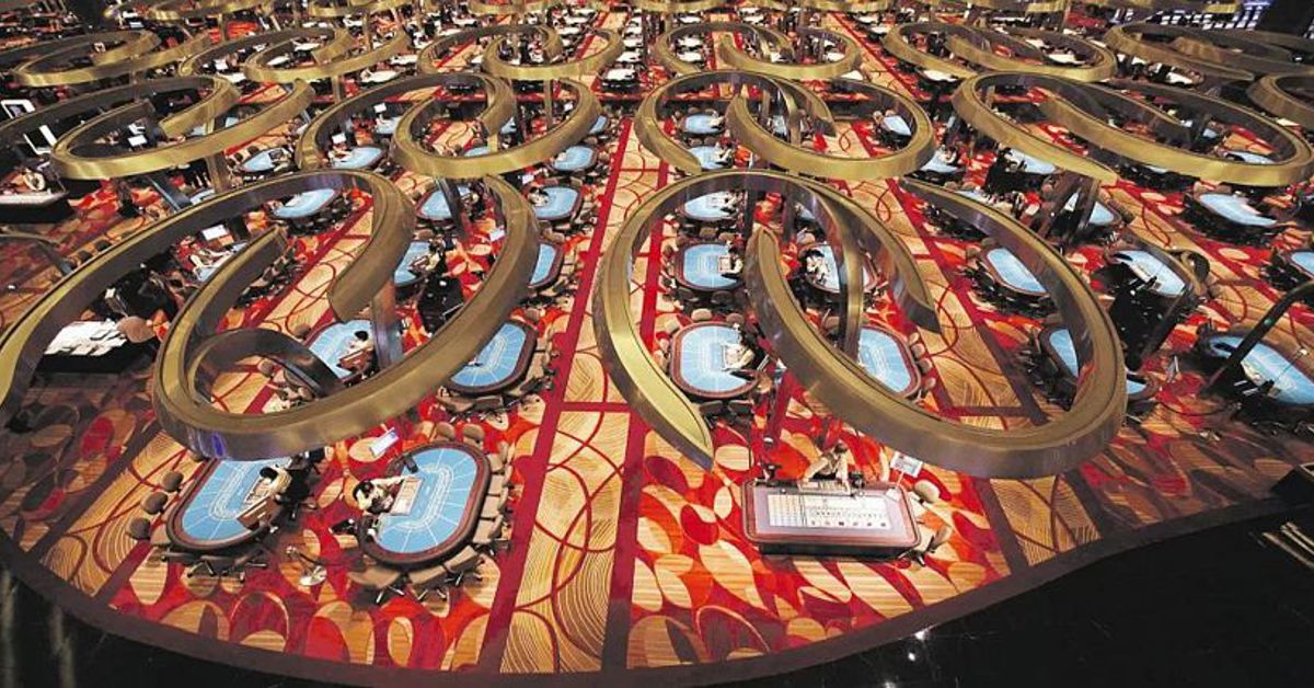 The Marina Bay Sands gaming floor