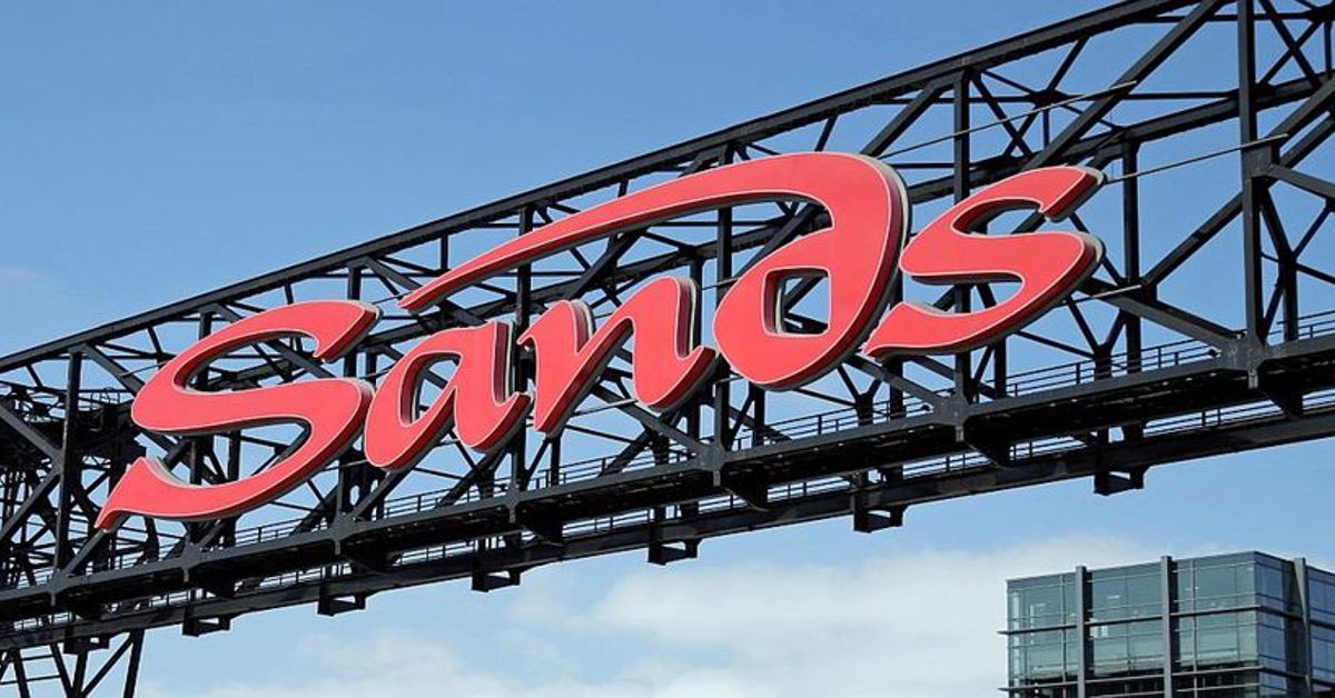 The Las Vegas Sands sign outside a property