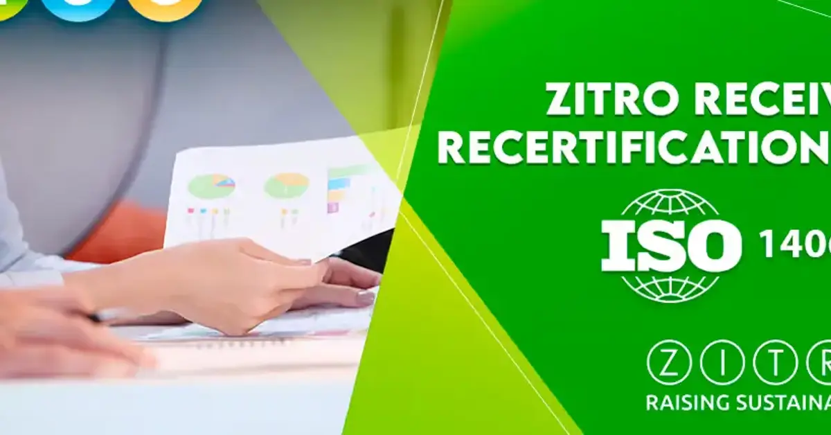 Zitro achieves ISO 14064-1 Certification