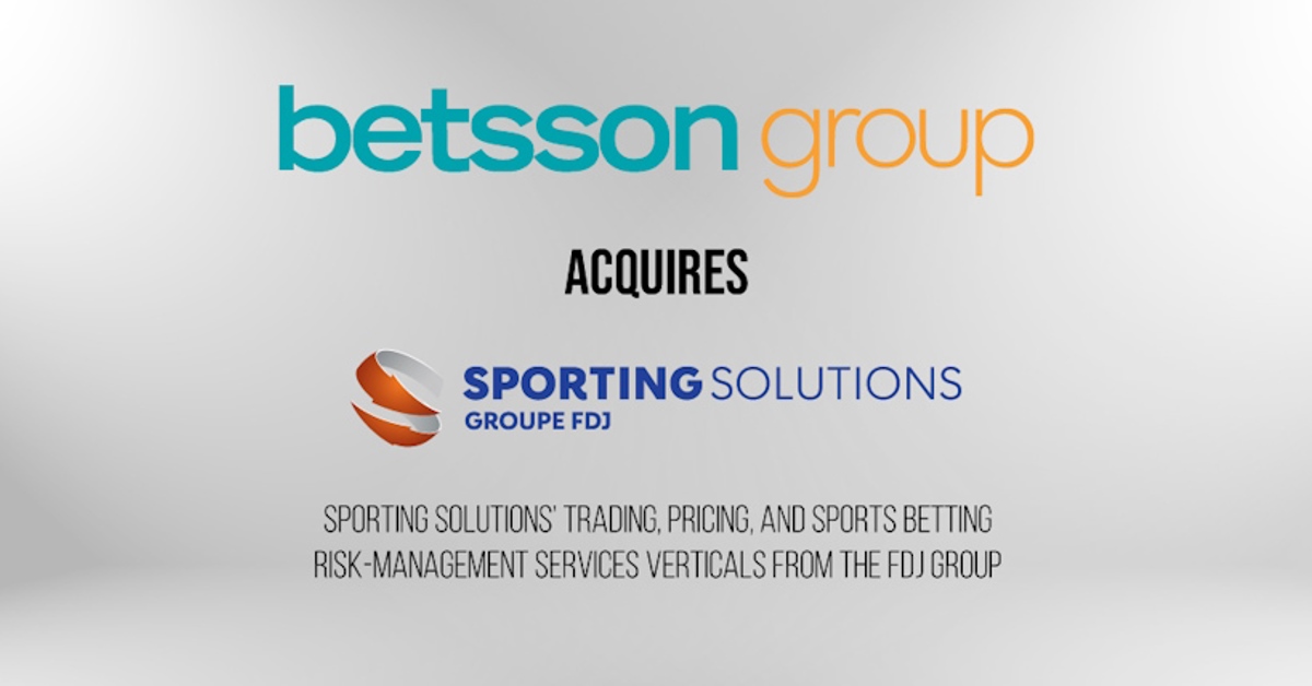 FDJ to sell Sporting Solutions to Betsson Group