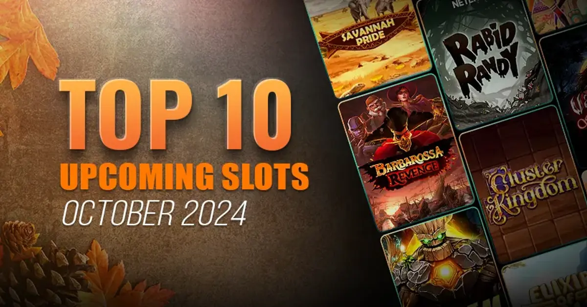 Top 10 new slots in October 2024