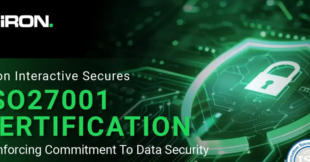 Kiron Interactive Gains ISO Recognition