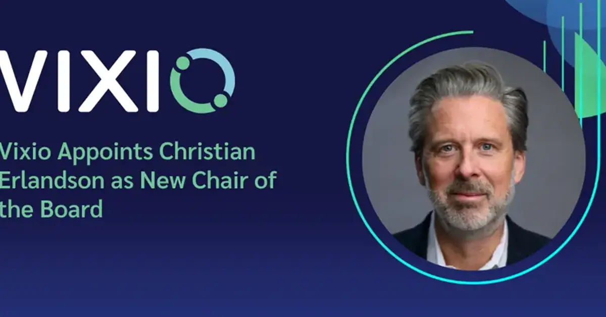 Vixio names Christian Erlandson as Chair