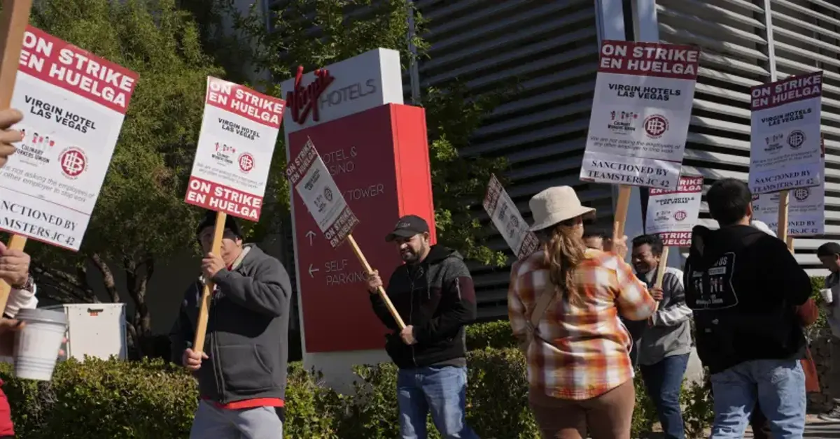 Virgin Las Vegas Workers Not Backing Down as Strike Completes Second Week