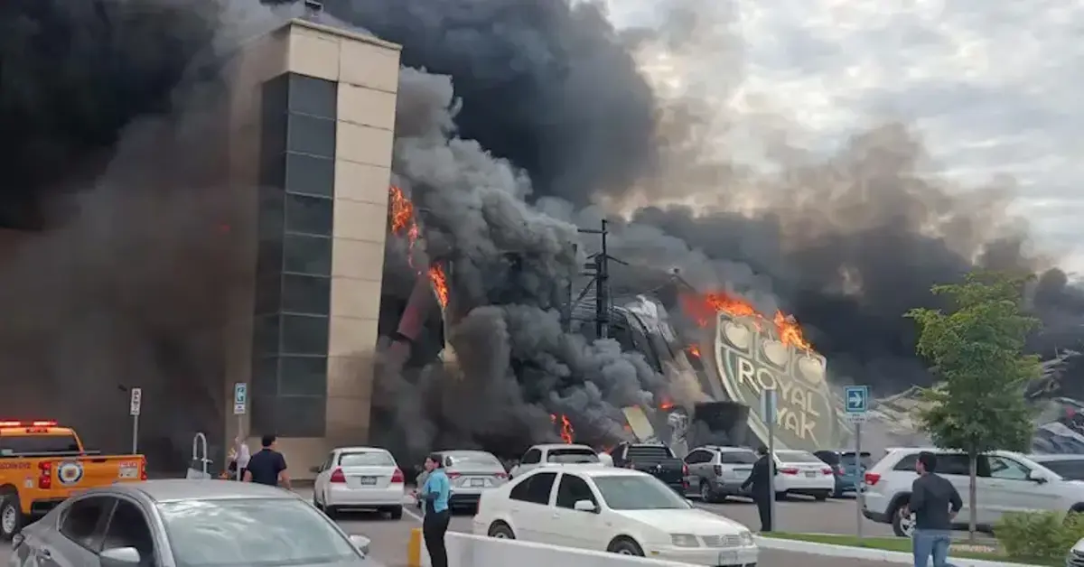 Fire devastates casino and children’s park in Culiacán