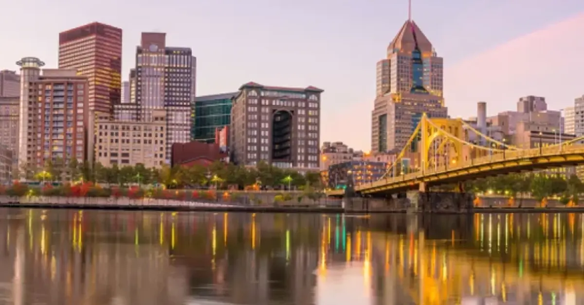 Picture of Pittsburg Pennsylvania. Keystone State cross 6 billion gaming revenue in 2024