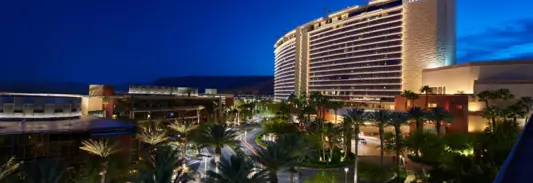 Red Rock Casino outside. Red Rock guest hits jackpot.
