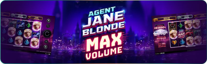 Agent Jane Blonde Max Volume slot