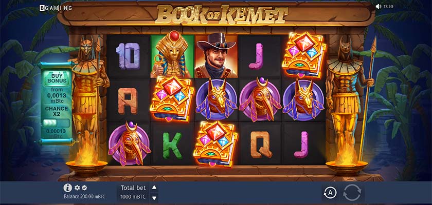 Book of Kemet slot by BGaming