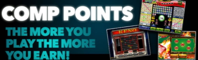 Most casinos use comp points