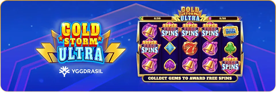 GoldStorm Ultra Slot from Yggdrasil Gaming