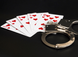 Four people were arrested for illegal gambling