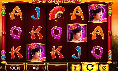 Shuriken Legend slot by SYNOT Games