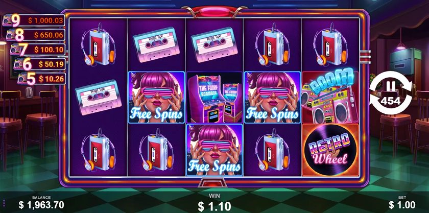 The Funky Boombox slot by Wizard Games