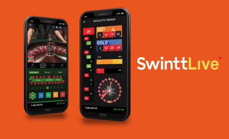 Play online casino games against a live dealer at Swintt