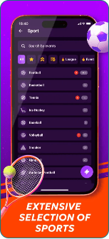 TonyBet has a huge sport selection