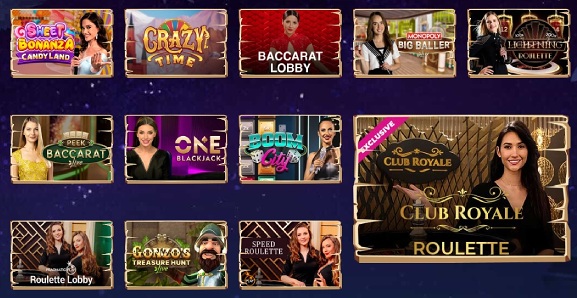 Wazamba has great variety of live dealer games